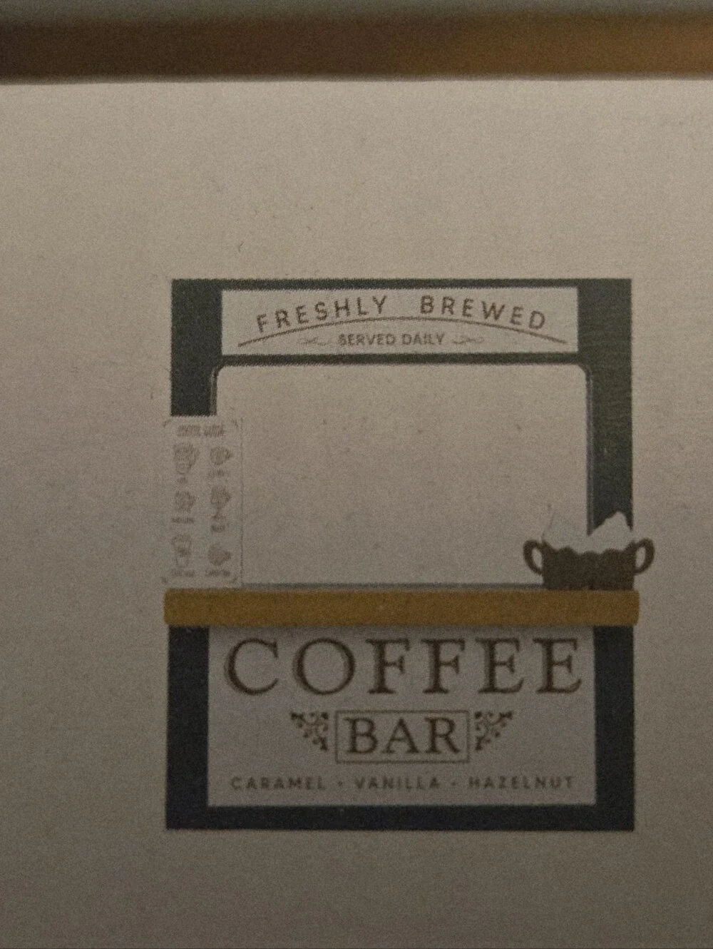 Rustic Black & Cream Coffee Bar Home Accent Set - Picture 7 of 10